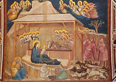 Natividade de Cristo — Basílica inferior de S. Francisco — Giotto — edição Casa Editrice Francescana