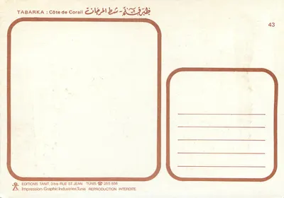 Tabarka - Costa do Gorail — Éditions Tanit, n°43 — Verso
