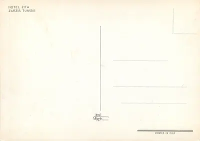 Hotel Zita — Zarzis, Tunezja — wydawca Italgraph — Rewers