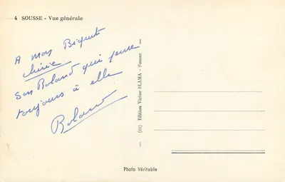 Sousse — Ogólny widok — Wydawnictwo Victor SLAMA - Sousse — Rewers
