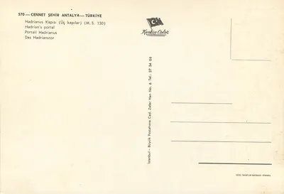Antalya — Portal Hadriana — Keskin Color — Rewers