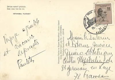 Stambuł — panoramy — Panorama Turizm ve Ticaret Müessesesi, n°15 — Rewers