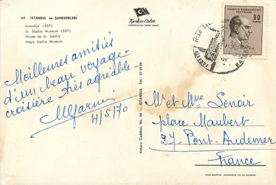 Santa Sofia — Istambul — Keskin Color, n° 98 — Verso