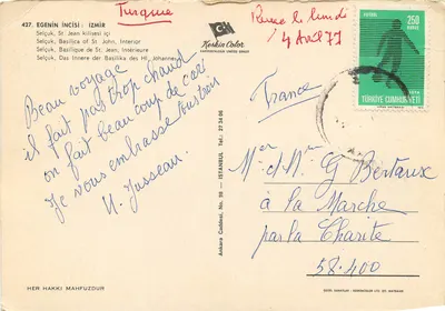 Selçuk, Basiliek van Sint Jan — Binnenkant — Keskin Color, n° 427 — Achterkant