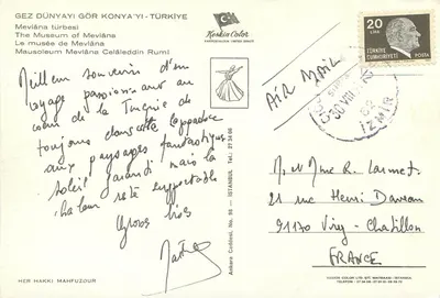 Mausoléu de Mevlâna em Konya — Turquia — editor Keskin Color, n° 98 — Verso