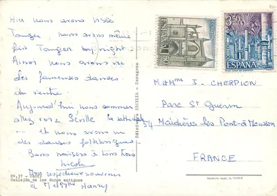 Callejón de los duros antiguos — Cádiz — Edições Sicilia, n°37 — Verso