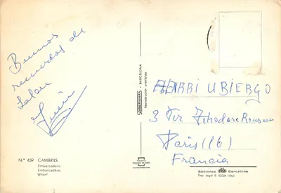 Cambrils — Przystań — Ediciones SOBERANAS N° 459 — Rewers