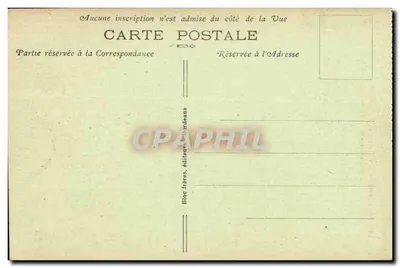 Les Eyzies (Dordogne) — Prehistorische hoofdstad. De Grote Roche en de Stationstraat. — B.R. — Achterkant