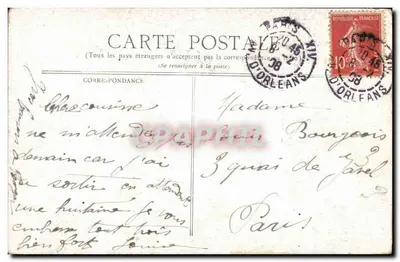 LYON — Pomnik Carnota (Plac Republiki) — Pavillon Contréxeville — Rewers