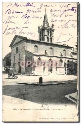 Saint-Marcellin — A Igreja — Papeterie des Alpes, Eug. Robert, Grenoble, n° 442