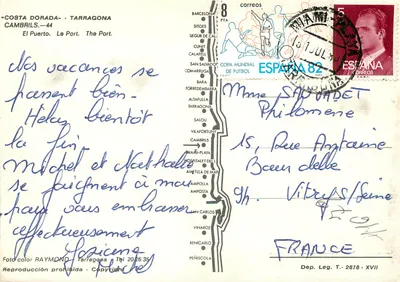 Cambrils — Porto — editore RAYMOND, Tarragone — Verso