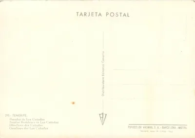 Las Cañadas — Parador de Las Cañadas — Distribuidora Editorial Canaria — Rewers