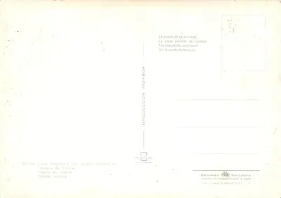 Campos de Tejeda — vista panorâmica — Edições ESCUDO DE ORO, n° 171 — Verso