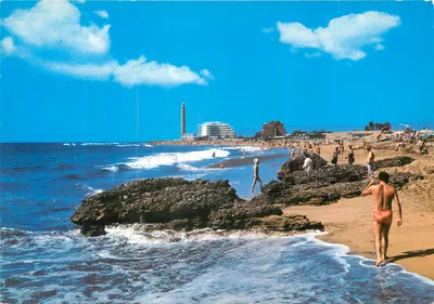 Praia de Maspalomas — Las Palmas de Gran Canaria — Distribuidora Editorial Canaria, n° 1.067