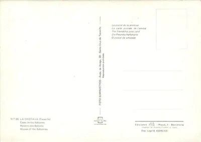 Casas de los Balcones — Tenerife — Ediciones FISA, Pique 4, Barcelone — Rewers