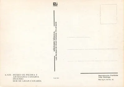 Donna in abito rosso — vista di un giardino tropicale — editore Edissa, n. 6.528 — Verso