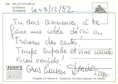 La Orotava — Tenerife — Sol y Nieve Editions — Rückseite