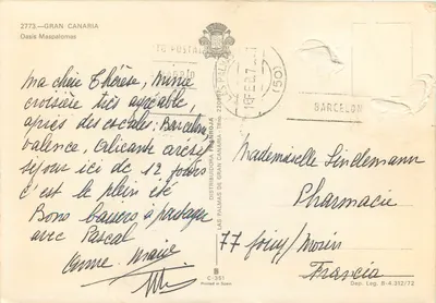 Oazę Maspalomas — Gran Canaria — wydawca Las Palmas — Rewers