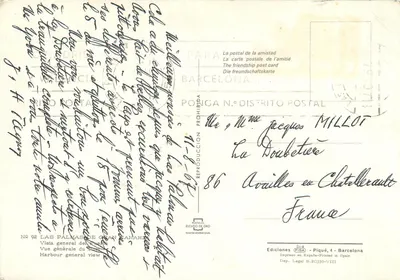 Las Palmas de Gran Canaria — Ogólny widok portu — Éditions PISA, nr 92 — Rewers