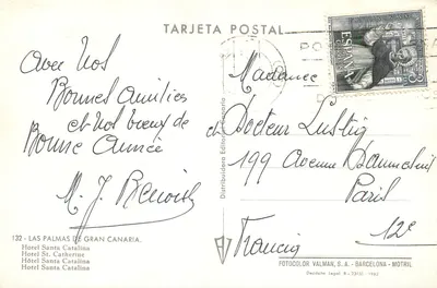 Hotel Santa Catalina — Las Palmas de Gran Canaria — Distribuidora Editorial Canaria — Rewers