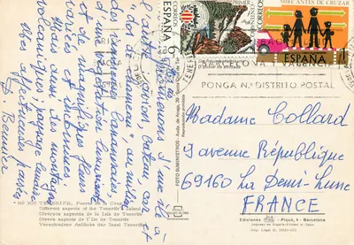 Puerto de la Cruz — Tenerife — Wydawnictwo FISA, n° 307 — Rewers