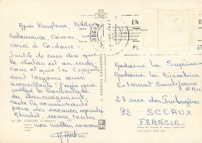 A Mesquita de Córdoba — Interior — Edições FISA, N° 729 — Verso