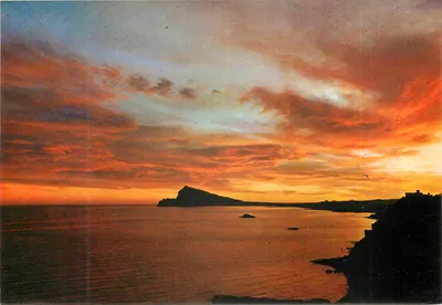 Pôr do sol na Costa — Espanha — Éditions Reuss, n° 417