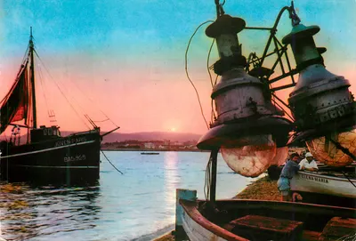 Pôr do sol no porto — Puesta de Sol — C. RIVAS - Fotógrafo - Barcelona