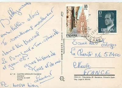 Pôr do sol — Pôr do sol — FISA I.G. - Palaudarias, 26 - Barcelona — Verso