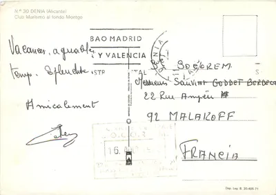 Port Denia — Club Nautico — wydawca N.º 30 — Rewers