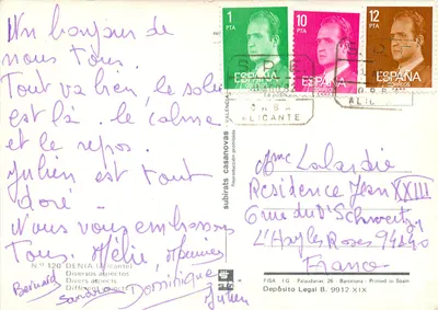 Denia — Diversos aspectos — FISA I.G. Palaudarias, 26 - Barcelona — Reverso