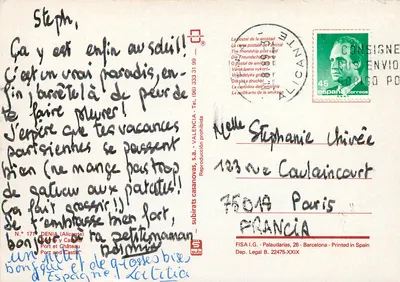 Denia — Port i Zamek — subirats casanovas, s.a. N.º 171 — Rewers