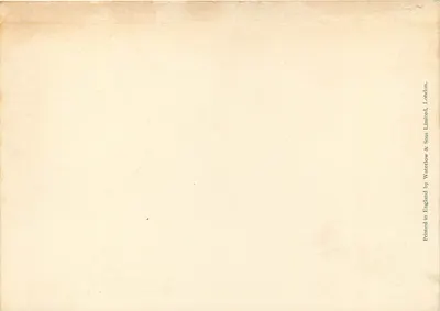 Ulysses Deriding Polyphemus — pintura de J.M.W. Turner — National Gallery, carta postal n° 1061 — Verso