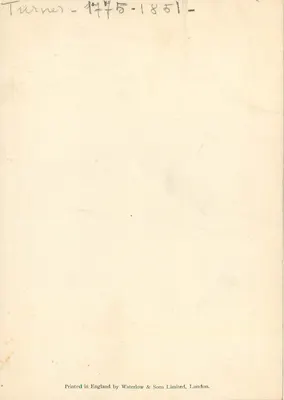Ulisses Deridendo Polifemo — pintura de Turner — National Gallery — Cartão Postal Número 1061 — Verso
