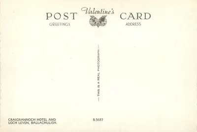 Loch Leven — widok panoramiczny — Craigrannoch Hotel and Loch Leven, Ballachulish. B.5687 — Rewers
