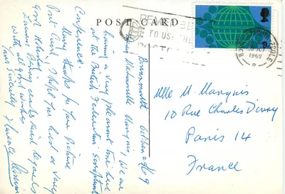 Soroptimist Residential Club — Pokój członków — 63, Bayswater Road, London, W.2 — Rewers