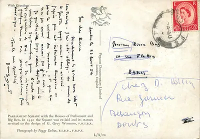 Parliament Square — Big Ben — Pegasus Documentary Limited — Verso