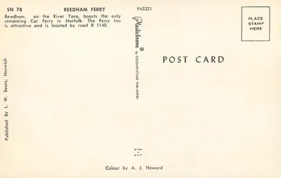 Reedham Ferry — Reedham Ferry Inn — Colourpicture Publishers, SN 78 — Rewers