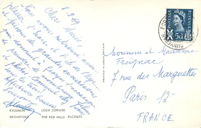 Ilha de Skye — paisagens e vilas — Kyleakin, Loch Coruisk, Broadford, PLC35672 — Verso