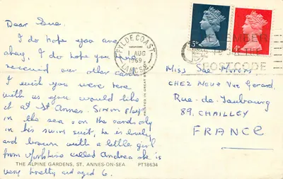 Jardins Alpinos — St. Annes-on-Sea — The Alpine Gardens, St. Annes-on-Sea PT18634 — Verso