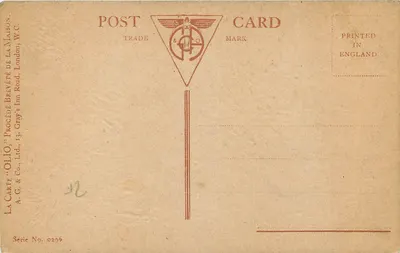 Carta postal — A.G. & Co. Ltd., Londres — Série 0206 — Verso