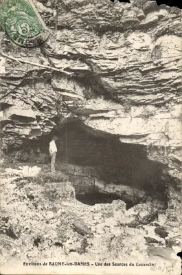 Arredores de BAUME-les-DAMES — Uma das Fontes do Cusancin — J. Juel