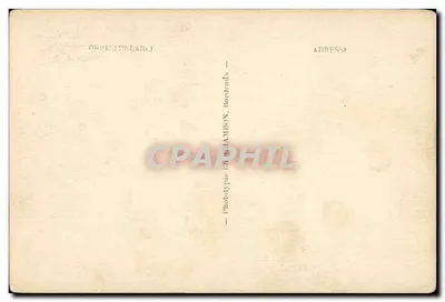 Bordeaux — Pomnik Girondyn — Fototypia Chambron — Rewers