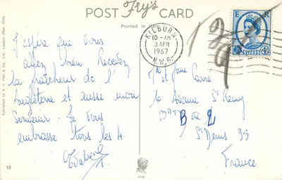 Londyn — widok panoramiczny — A. V. Fry & Co. Ltd. nr 2134 — Rewers