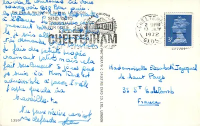 Big Ben & Parliament Square — London — The Photographic Greeting Card Co., Ltd., London, n°1359 — Back