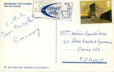 Zmiana straży — Straż Gwardii — British Tourist Authority — Rewers