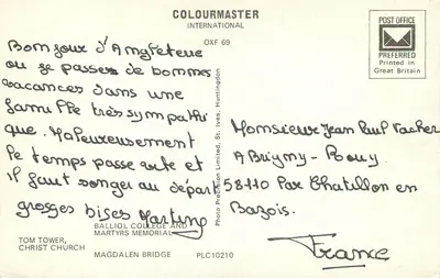 Oxford — widok panoramiczny — Colourmaster International, seria OXF 69 — Rewers