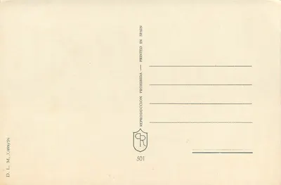 Tancerze flamenco — Hiszpania — wydawca PR, n° 501 — Rewers