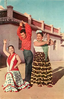 Dançarinos de flamenco — Espanha — série 501, editor PR