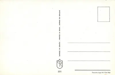Dançarinos de flamenco — Espanha — série 501, editor PR — Verso